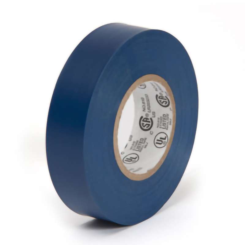 Electrical Tape, 3/4"x66', 1" Core, 7.0 mil, Blue, Economy Grade